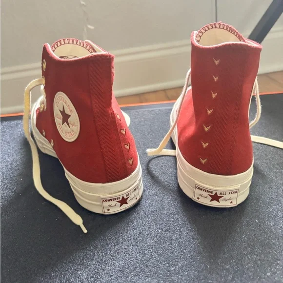 Converse Chuck Taylor 70 Red High-Top 2023 Valentines Day Size 9 - Picture 3 of 6